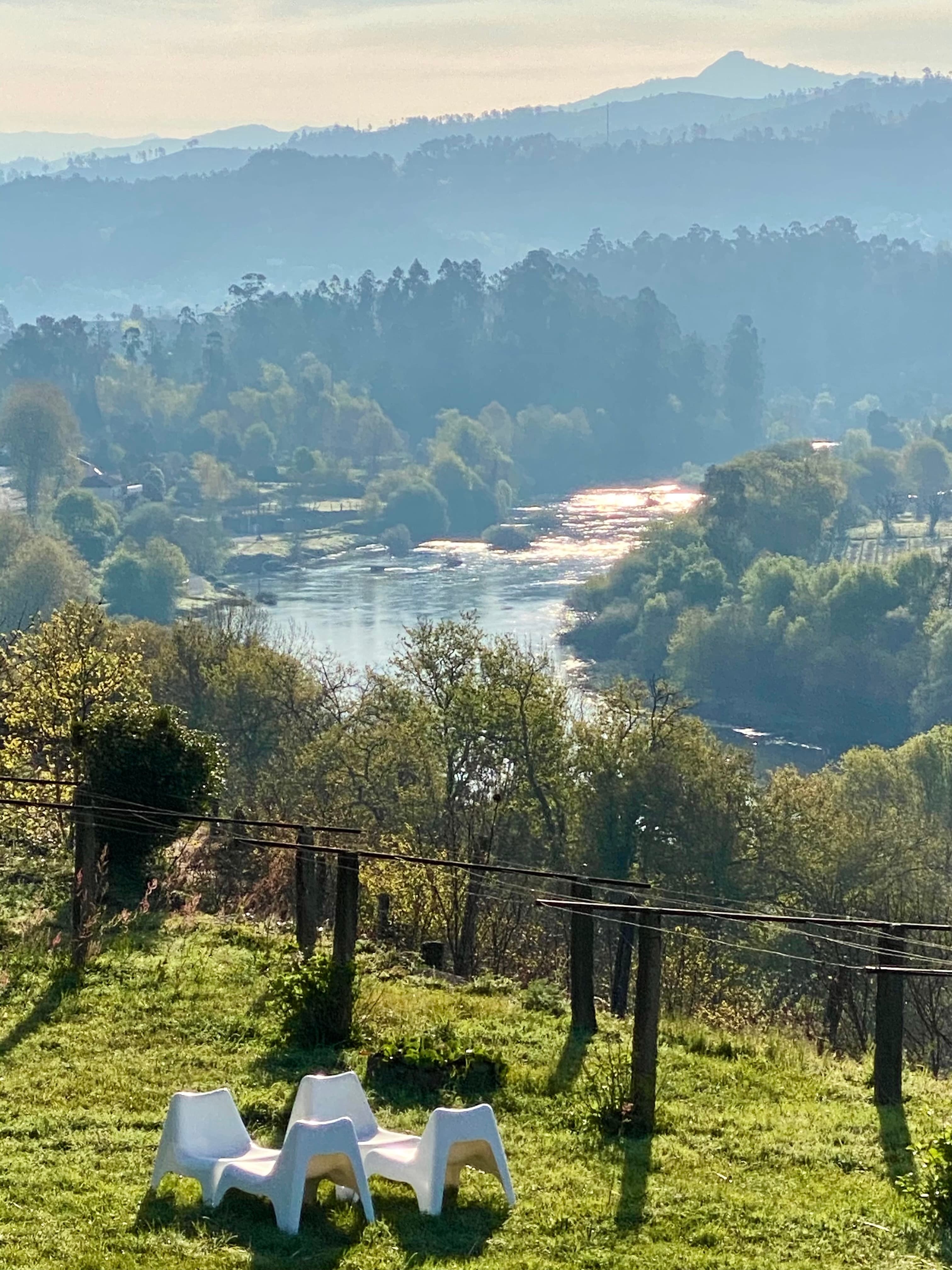 Casa da Boavista - Relvado com vista para o Rio Lima, espaço ideal para eventos e cerimónias